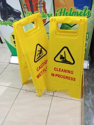 Caution Cleaning in Progress Available