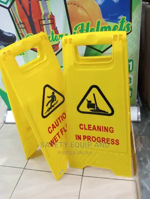 Wet Floor Signs-Cleaning Ina Progress
