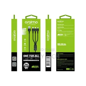 Oraimo Usb Data Cable Oraimo OCD-X92 -3*1 Black