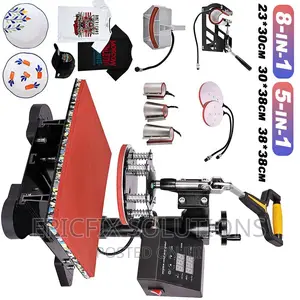8 in 1 Heatpress Machine Digital Transfer Sublimation