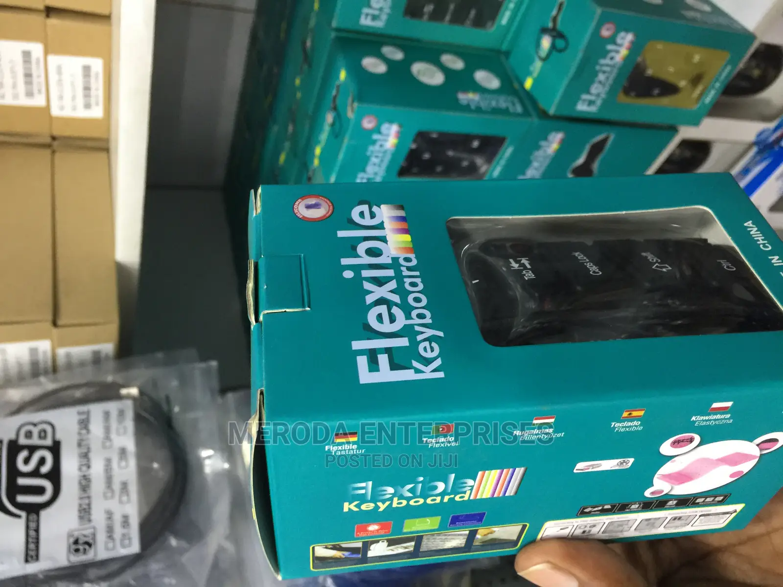 Flexible Keyboard Black