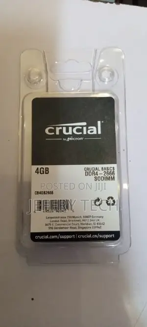 Crucial 4gb Ddr4-2666 Sodimm