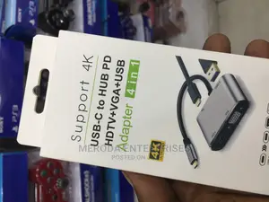 Usb-C to Hub Pd HDTV + Hdmi + Usb