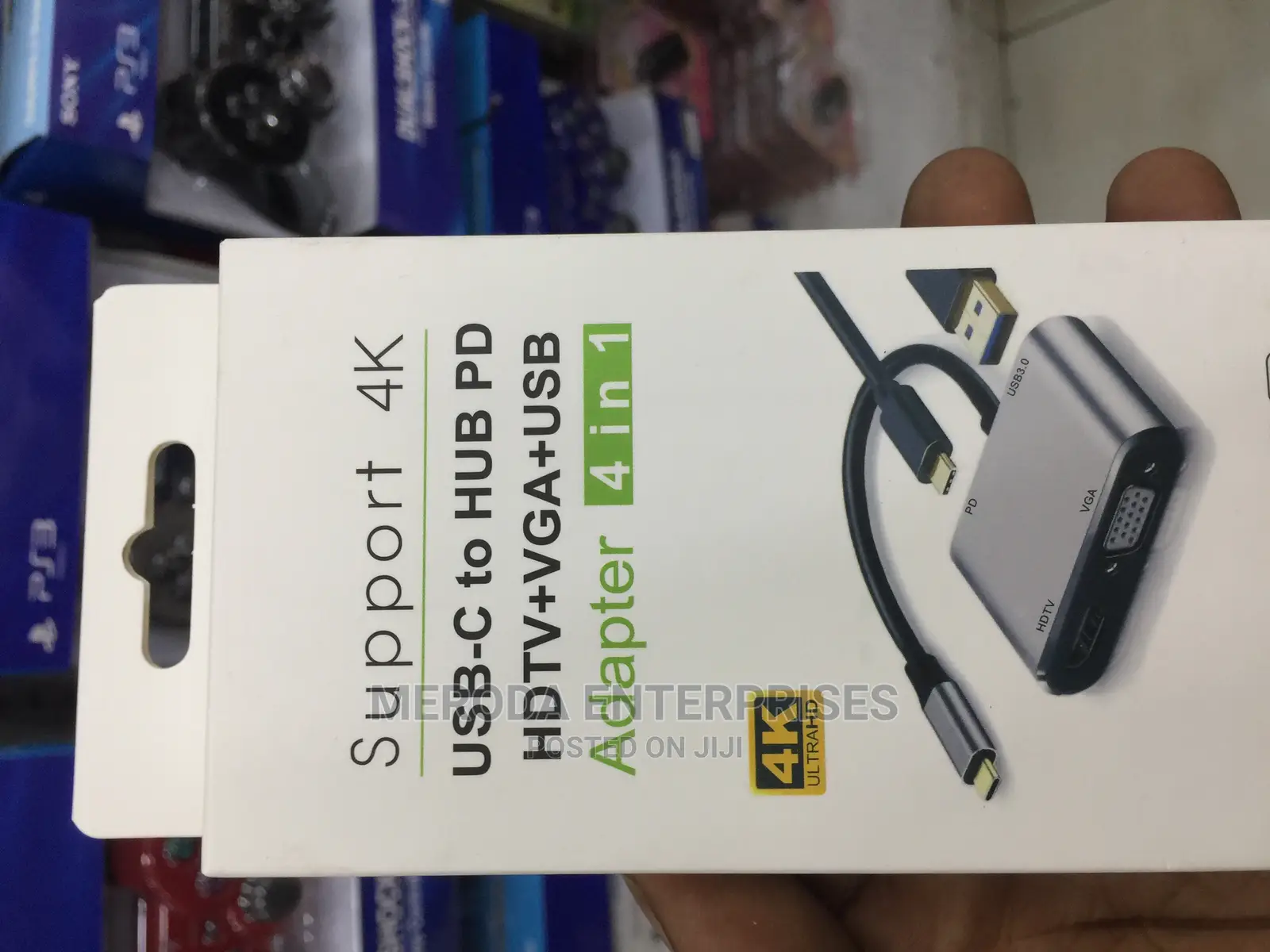 Usb-C to Hub Pd HDTV + Hdmi + Usb