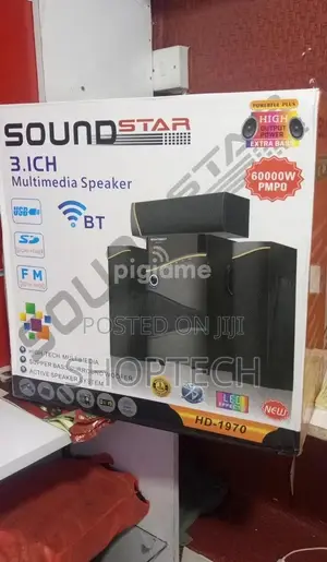 3.1ch Sound Star 1969 Multimedia Speaker System.