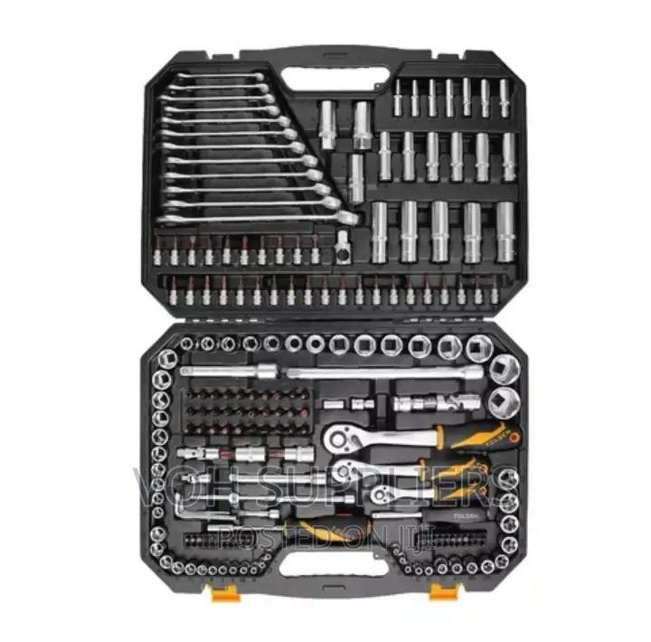 Tolsen Professional 216pcs Box Case Combo Package Wrench