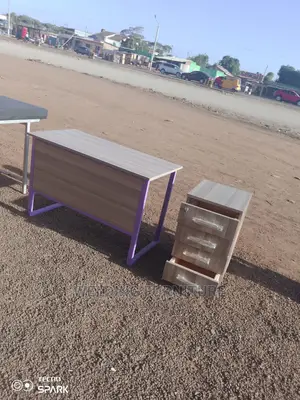 Office Desk and Side Drawer