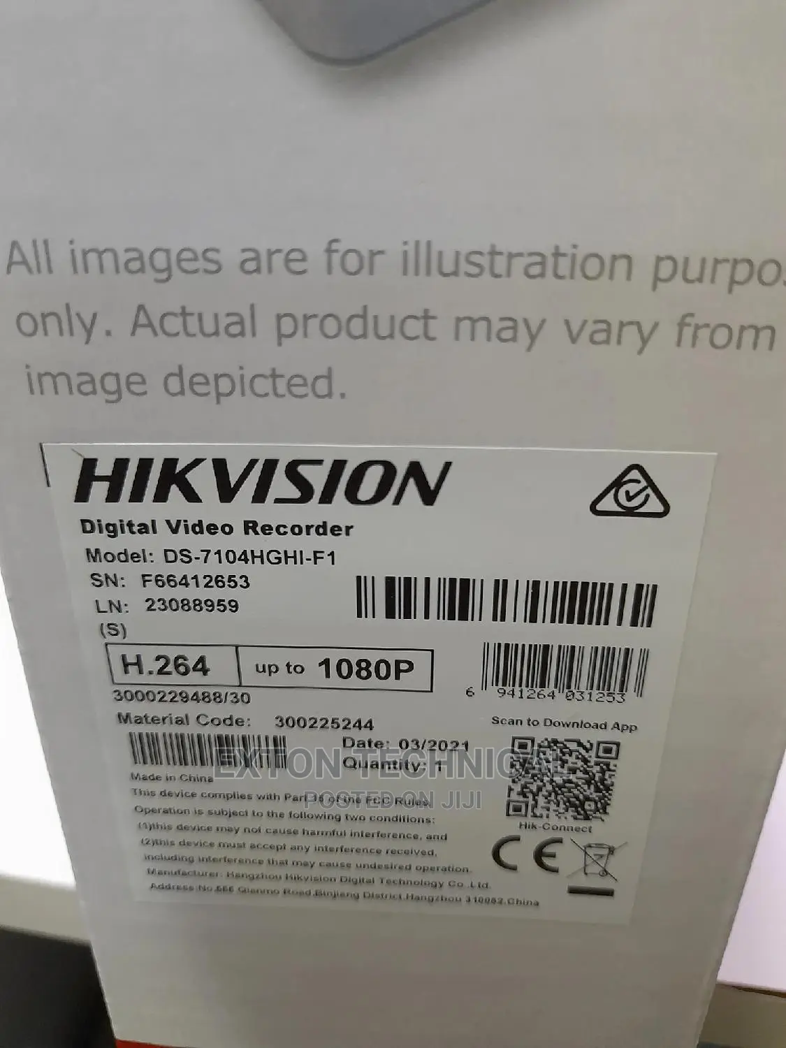 4ch Plastic DVR Hikvision