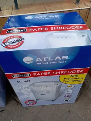 Atlas Paper Shredder Cross Cut Cc1540 15 Sheets
