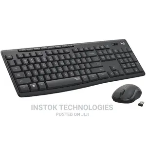 Logitech Mk295 Full-Size Wireless Membrane Keyboard and Mous