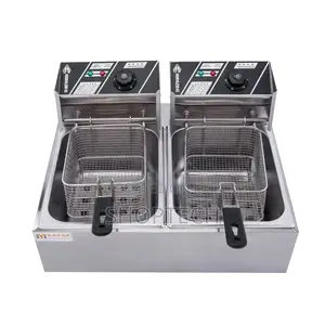 Double Electric Deep Fryer 6litres+6litres.