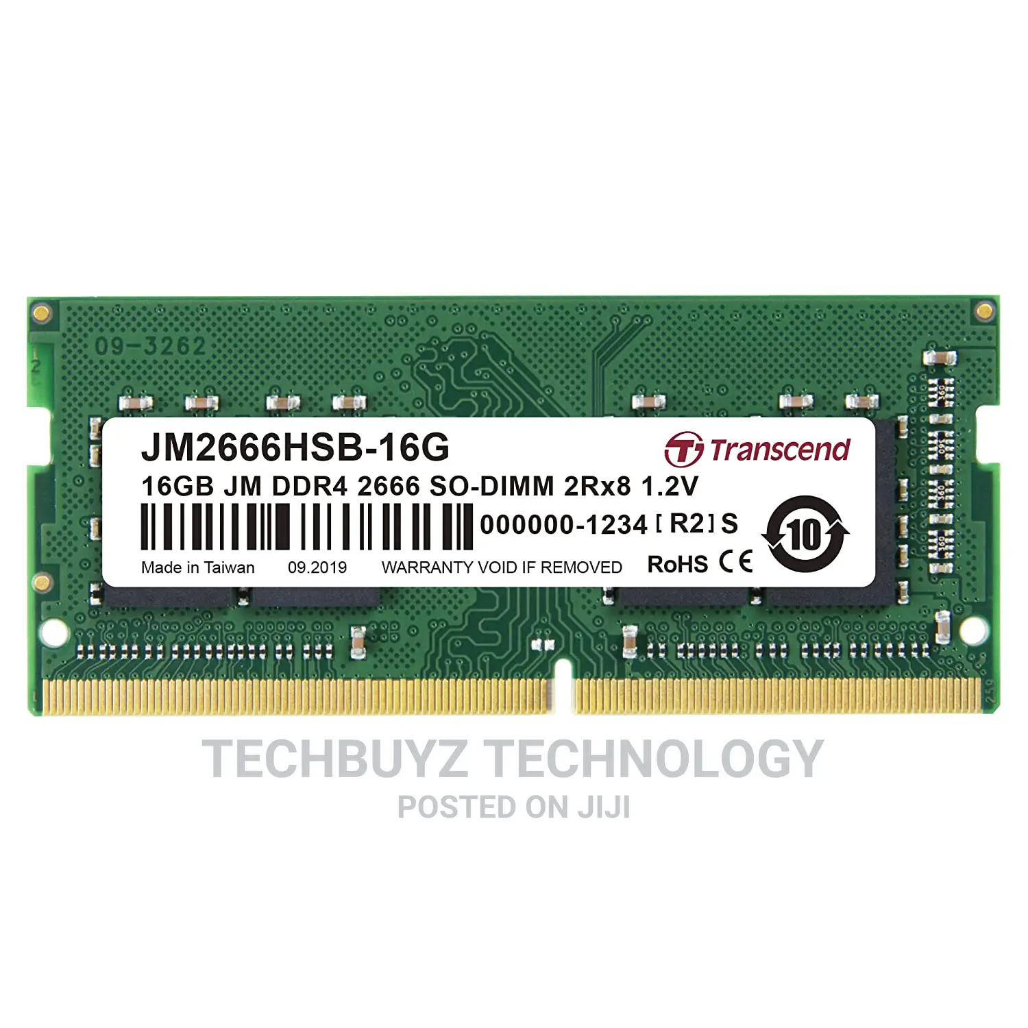 Transcend Laptop RAM DDR4 16GB 2666