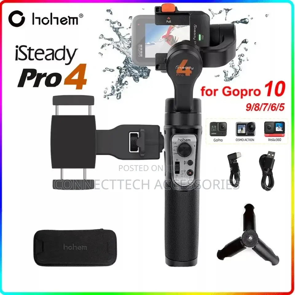 Hohem Steady Pro 4 3axis Action Camera Gimble Stabilizer
