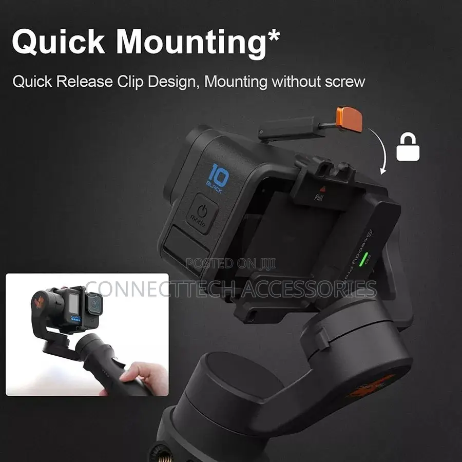 Hohem Steady Pro 4 3axis Action Camera Gimble Stabilizer