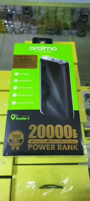 20000mah Oraimo Powerbank.