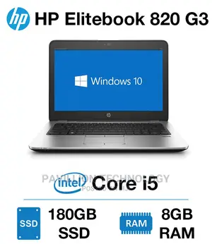 Laptop HP EliteBook 820 G3 8GB Intel Core I5 SSD 256GB