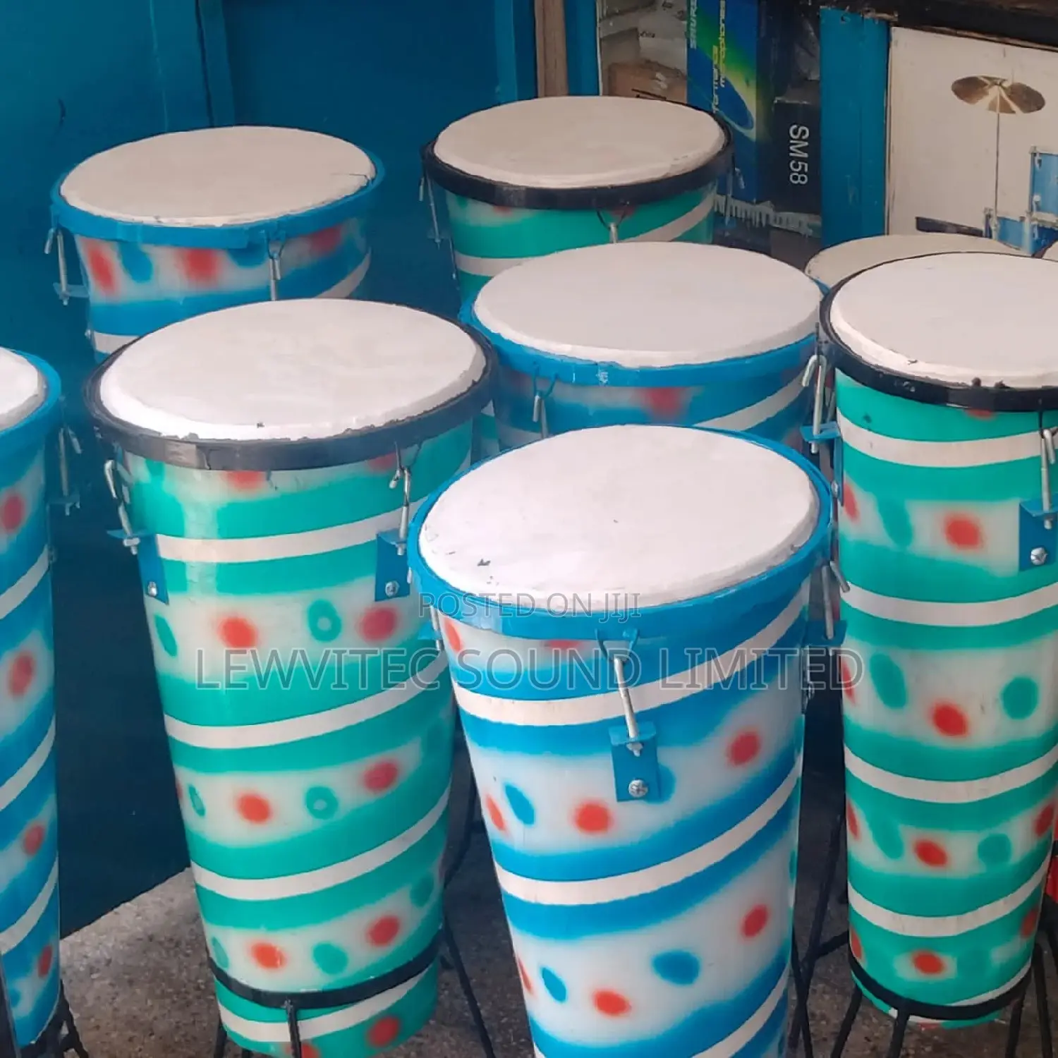 Flowered Locally Drums