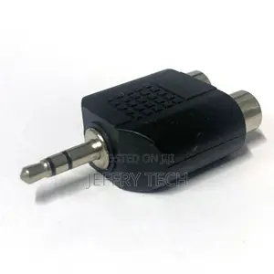 3.5 Mm Stereo Male to 2 RCA Female Adapter Converter Y Split