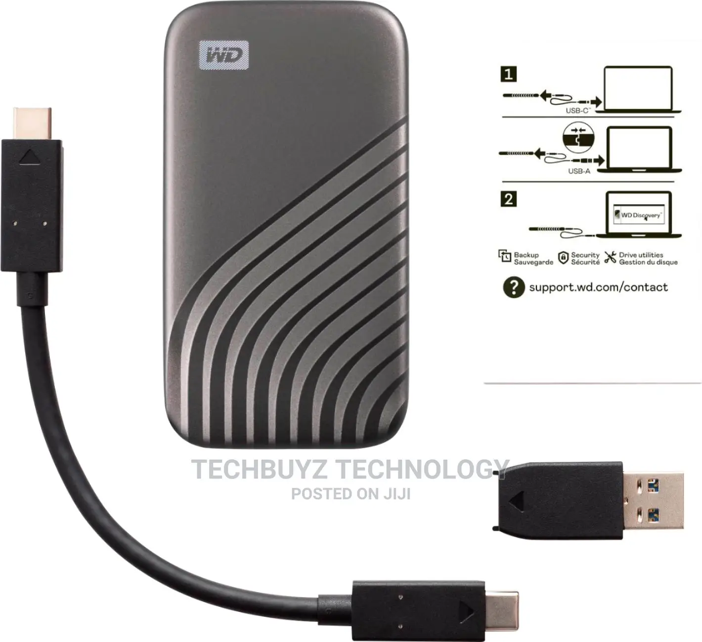 WD My Passport Ssd 1tb - Wdbagf0010bgy-Wesn
