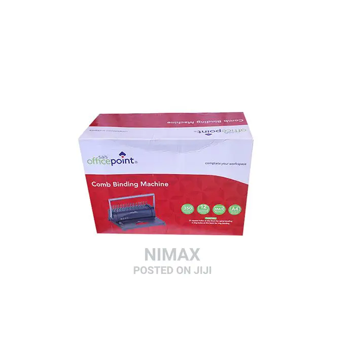 Office Point Comb Spiral Binder Machine