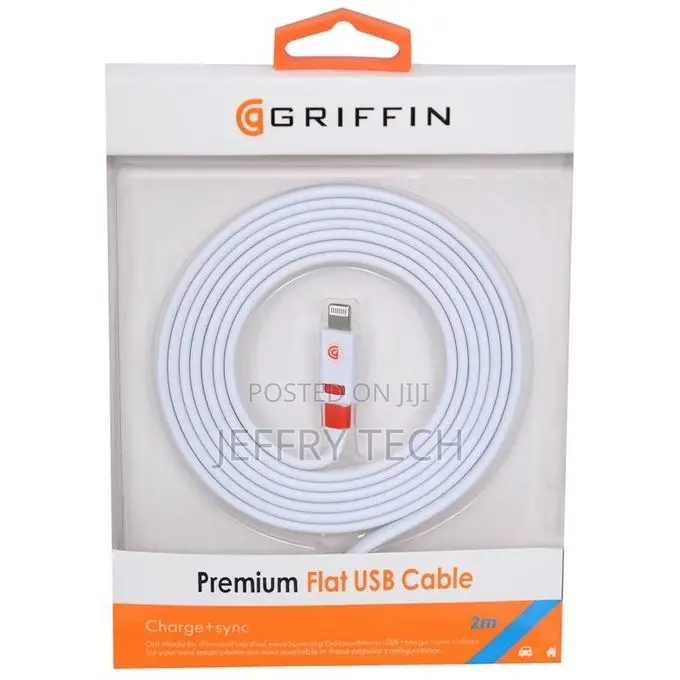 Griffin USB to Lightning Cable - For iPhone - 2 M