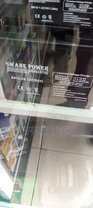 12v20amp Swane Rechargeable Battery