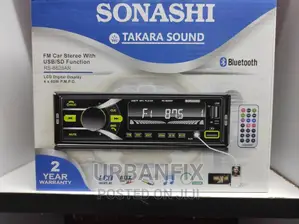 Sonashi Car Radios With Bluetooth, FM,Aux, Usb