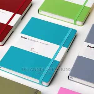 A5 PU Blue Leather Notebooks