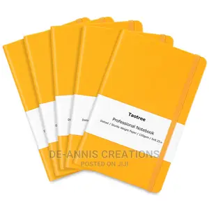 Yellow A5 PU Leather