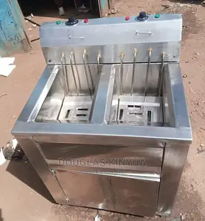 Stainless Steel Double Double Elment Deep Fryer