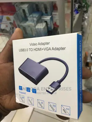 Hdmi to Vga Adapter Black 