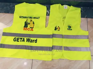 Reflective Vest Available With Campaign Branding