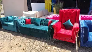 5 Seater Chester Sofa and Wing Chair