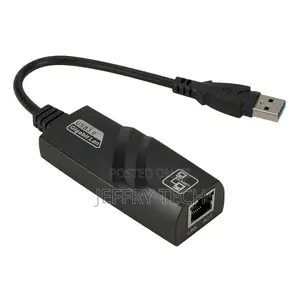 Wired Network Adapter Usb 3.0 to Gigabit Ethernet Rj45 Lan 1