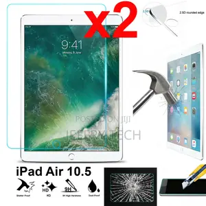 X2 Full Tempered Glass for Apple iPad Air 3 3rd Gen 2019 Scr