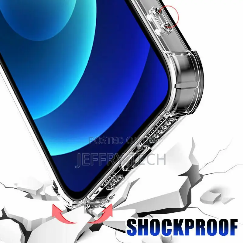 CLEAR Shockproof Case for iPhone 13 PRO MAX 12 PRO MAX 11 X