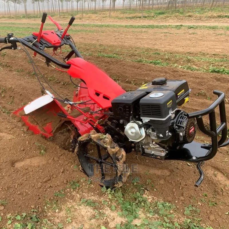 Mini Tiller Tilling the Soil