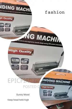 Comb Binder Machine Brand New.
