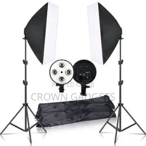 E27 Soft Box With 8 Bulbs Sockets