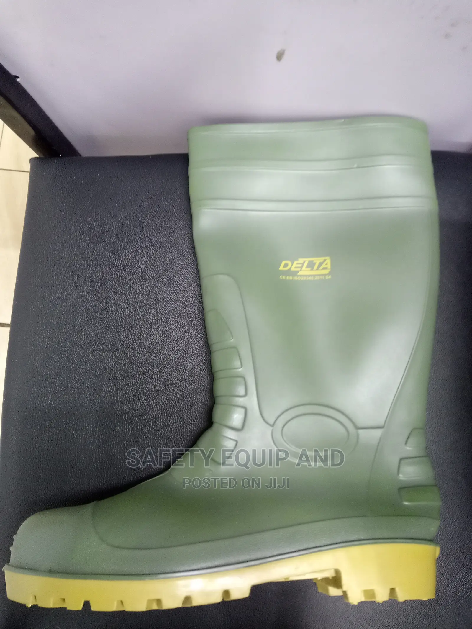 Green Delta Gumboots-Steel Toe