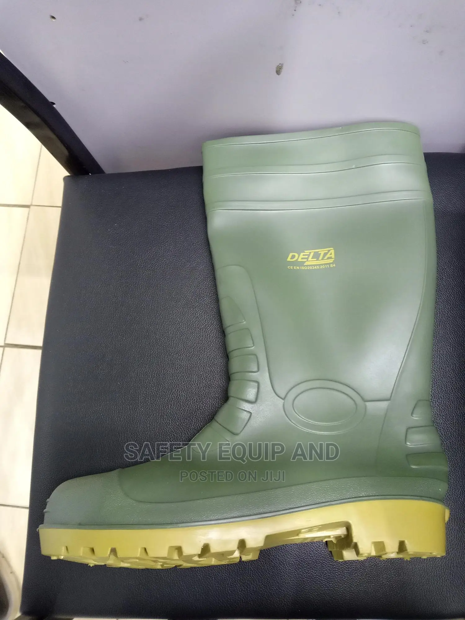 Green Strong Quality Delta Toe Gumboots