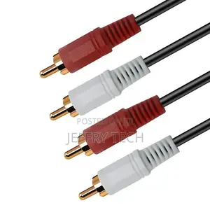 2RCA to 2 RCA Male to Male Dual Stereo Audio 3M Wire Cord Ca