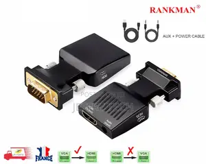 Converter Vga to Hdmi Converter Adapter With Audio 3.5 Mm