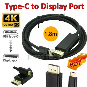1.8m USB 3.1 Type C Male to DP (Displayport) Cable for Googl