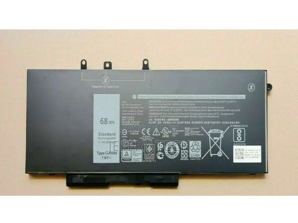 GJKNX Battery for Dell Latitude E5480 5580 E5490 Precision 3