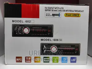 Bluetooth Car Radio With Usb, Fm, Aux, Mem Card Slot