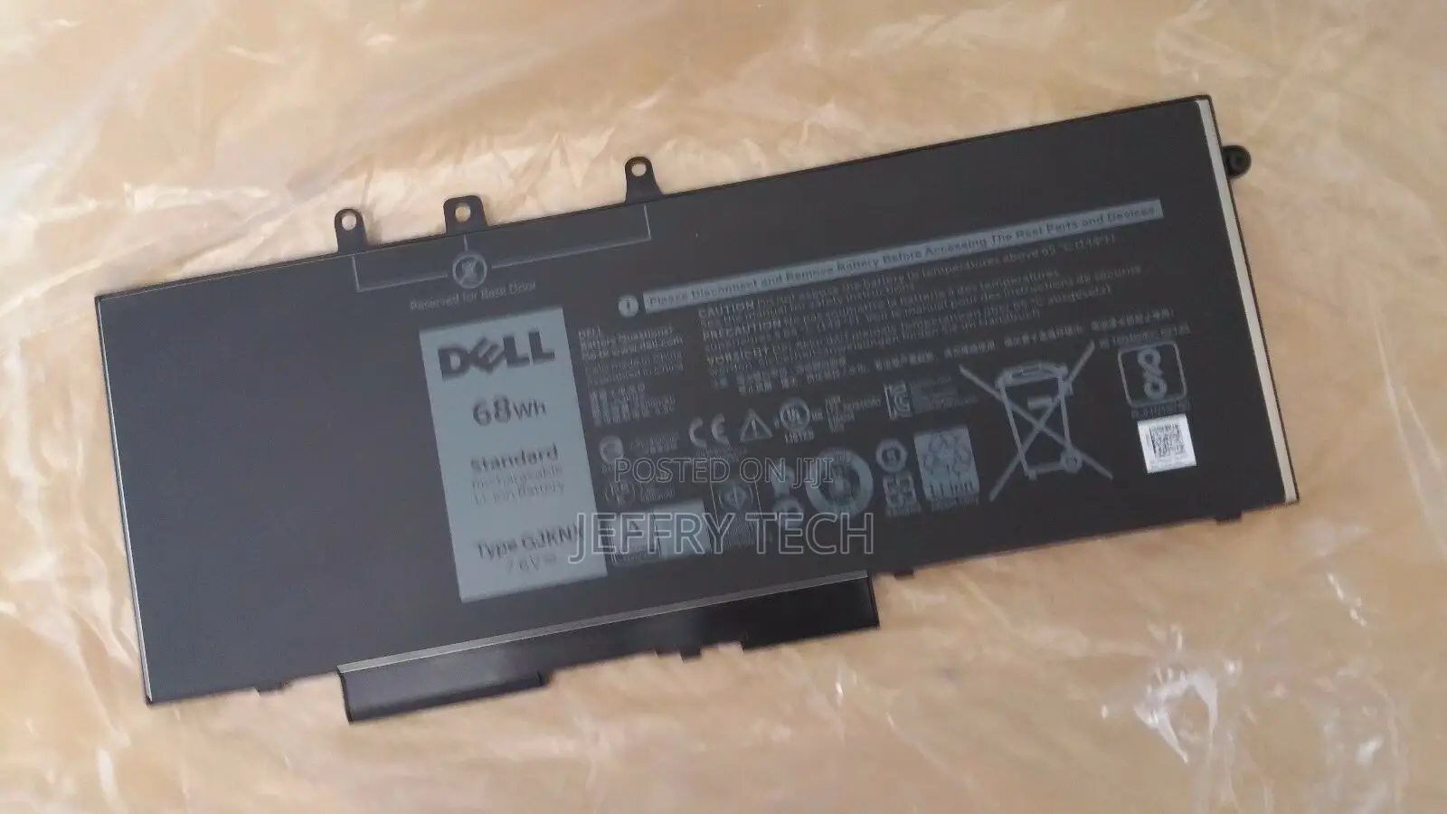 Dell LATITUDE 5490 E5590 Notebook Battery 7.6 v 68wh GD1JP G