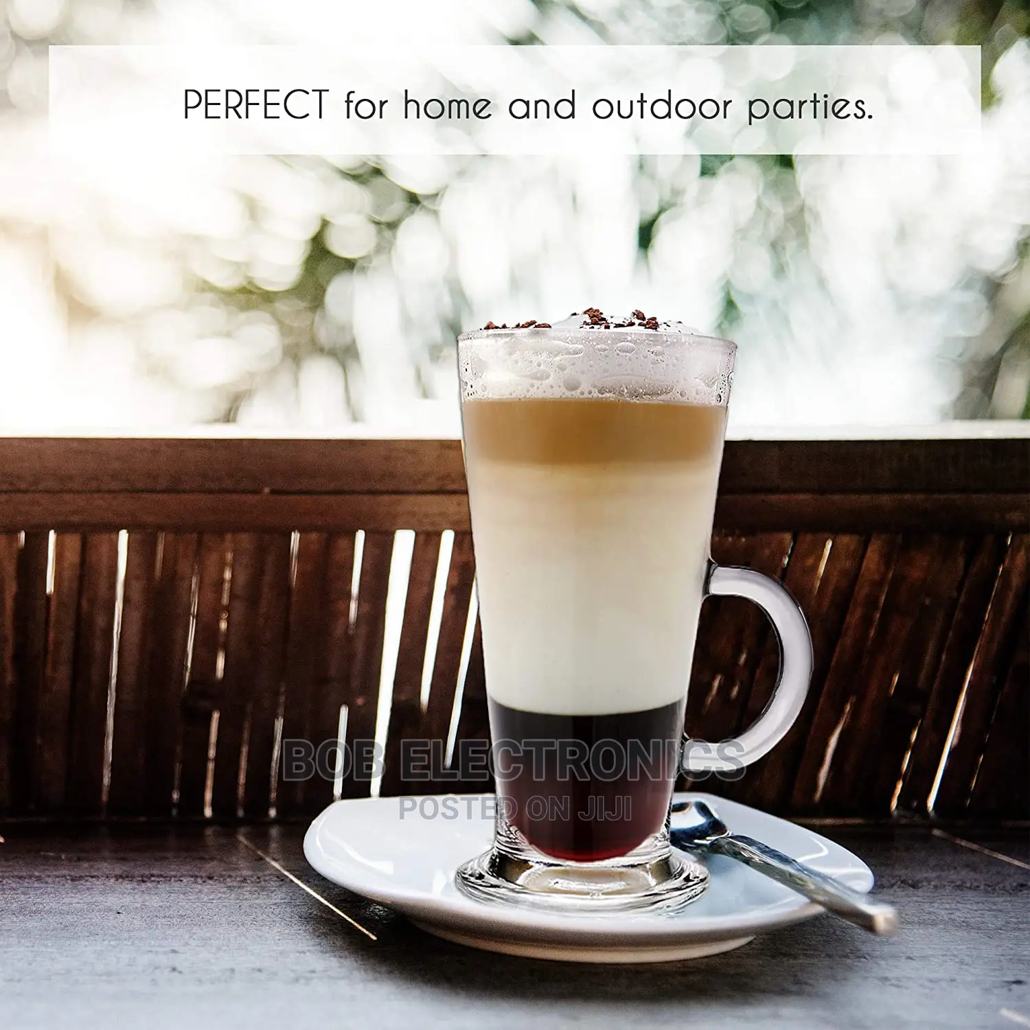 6 Tall Latte Glasses