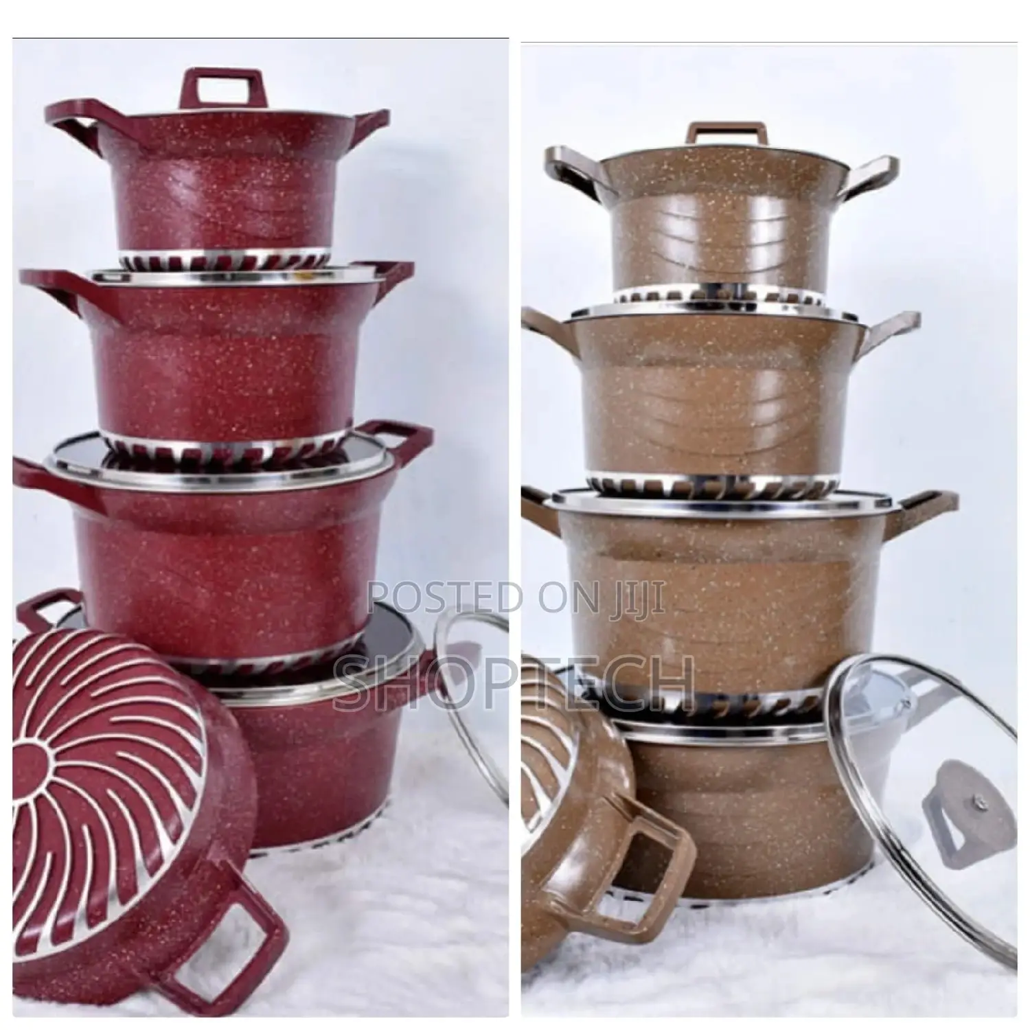 10pcs Bosch Germany Granite Coating Cookware Sets