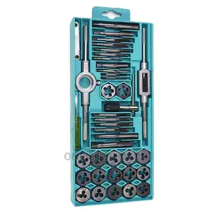 40pcs Metric Tap and Die Cast M3_M12 Thread Repair